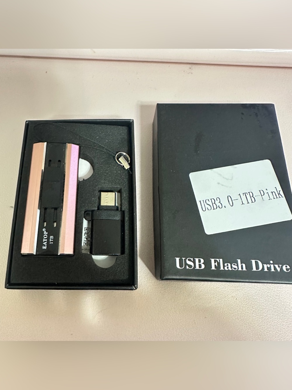 1TB USB 3.0 Flash Drive - Pink
